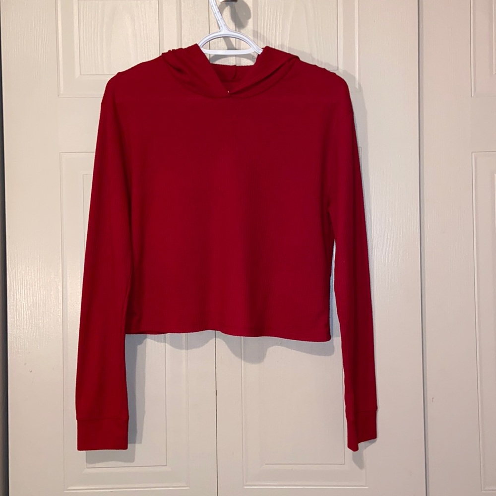 Hollister Hooded Red Sweatshirt